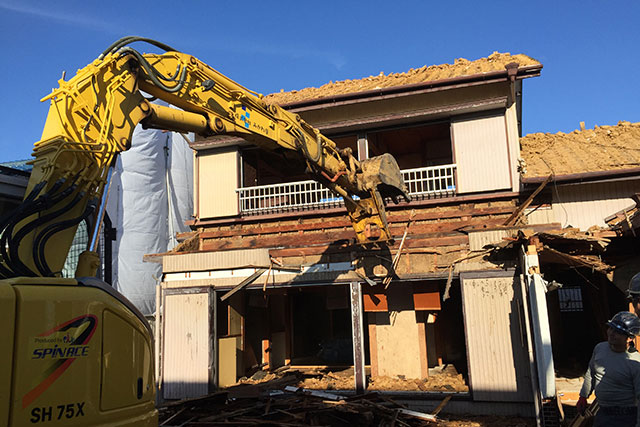 建物本体の解体